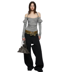 Alternative view of The Attico Black Long Pant