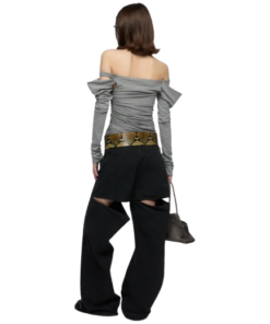 The Attico Black Long Pant - Image 3