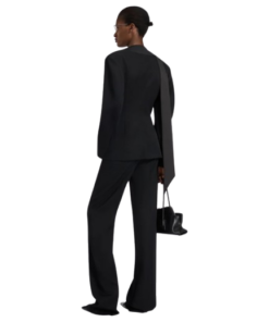 The Attico Black Tuxedo Pants - Image 3